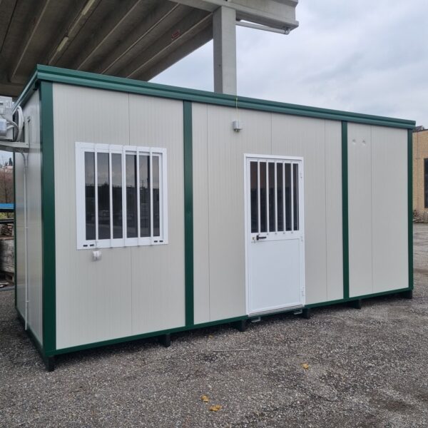 Schlüsselfertiger Bürocontainer (14 m²) mit Bad & Klima