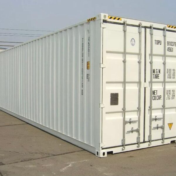 Neuer 40 Fuß Seecontainer – Premium Qualität in Reinweiß