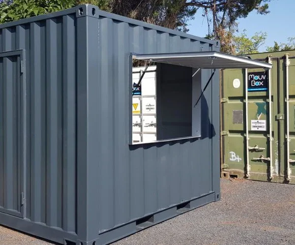 10 Fuß Snack-Box Container – Modulare Bar für Events & Gastronomie