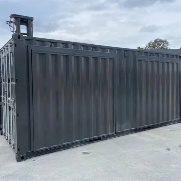 20 Fuß Shop-Container nach Maß mit zwei großen Verkaufsklappen