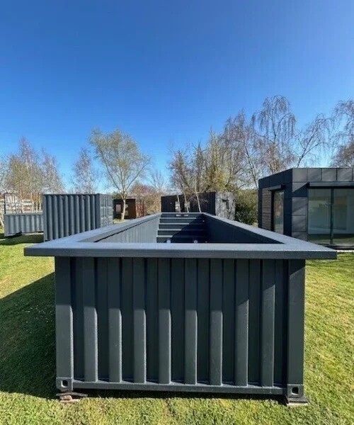 9-Meter-Container-Pool mit Polyurea-Auskleidung – Ihr privates Luxus-Schwimmbad