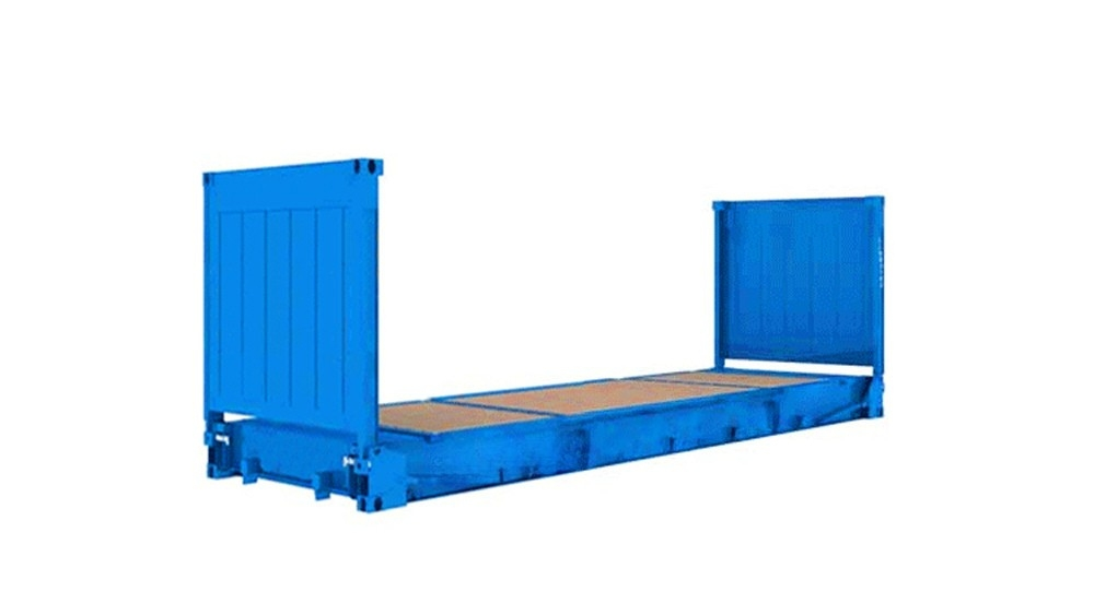 Flat Rack Container für schwere Ladung