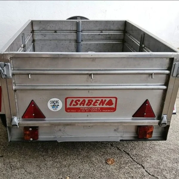 Gebrauchter PKW-Anhänger Isabena TH450 (1999) – Edelstahl, Top-Zustand